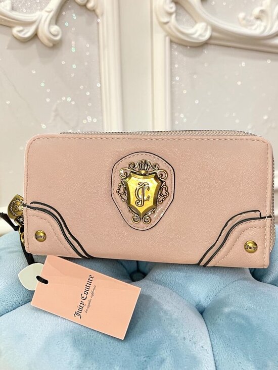 Juicy Couture Handbags - NWT Juicy Couture Juicy Romance Gusset Large Zip Wallet